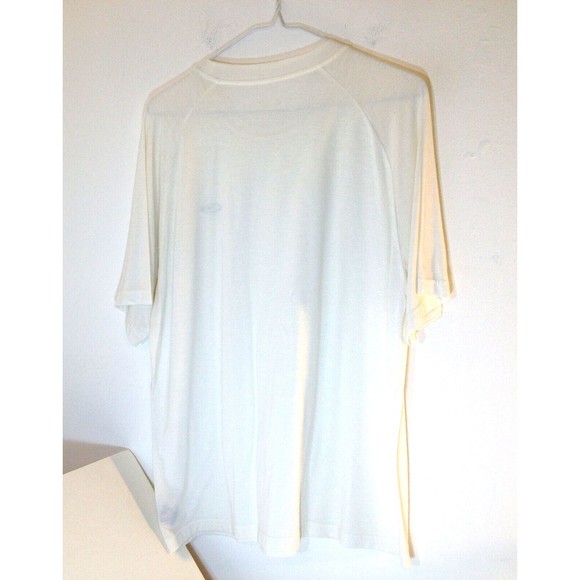 Champion Men's Duo Dry T-Shirt Size Medium Cut Big White Athletic - Picture 2 of 11